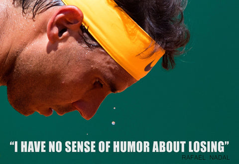 Spirit Of Sports - Motivational Quote - Rafael Nadal - Legend Of Tennis by Joel Jerry