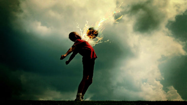 Spirit Of Sports - The Young Footballer - Canvas Prints