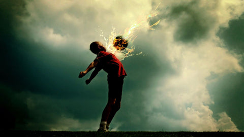 Spirit Of Sports - The Young Footballer - Canvas Prints