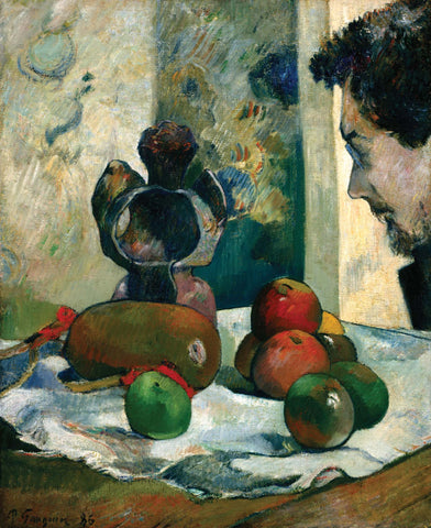 Still Life with Profile of Laval - Life Size Posters by Paul Gauguin