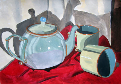 Still Life In A Teacup by Christopher Noel