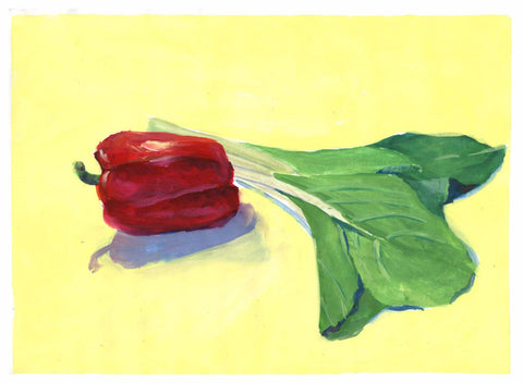 Still Life Vegetables - 2 - Canvas Prints by Sherly David