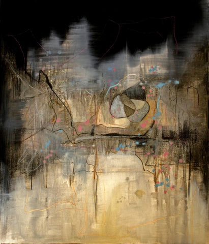 Storm In A Teacup - Abstract Painting - Canvas Prints