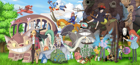 Studio Ghibli Characters - Large Art Prints by Tallenge