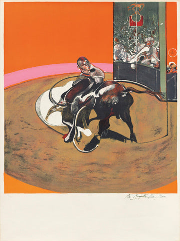 Study Of A Bull Fight No 1 by Francis Bacon