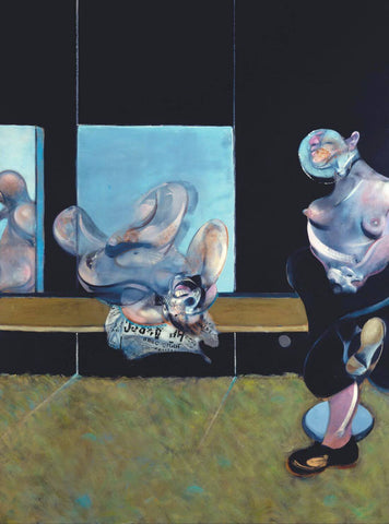 Study From The Human Body - Francis Bacon - Abstract Expressionist Painting by Francis Bacon