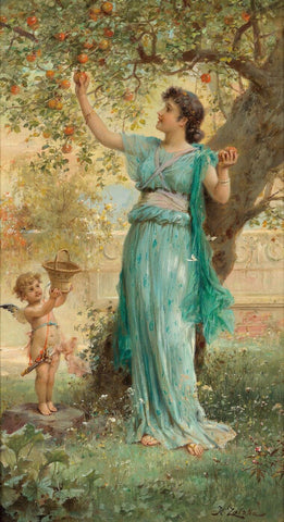 Süße Äpfel - (Sweet Apple) - Life Size Posters by Hans Zatzka