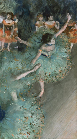 Edgar Degas - Swaying Dancer (Dancer In Green) - Life Size Posters by Edgar Degas