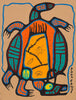 Sweatlodge Ceremony Inside Turtle - Norval Morrisseau - Contemporary Indigenous Art Painting - Life Size Posters