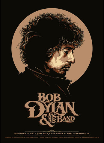 Music and Musicians Collection - Bob Dylan Poster - Bob Dylan And His Band by Sam Mitchell