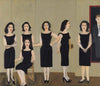 The Black Dress - Contemporary Art Painting - Canvas Prints
