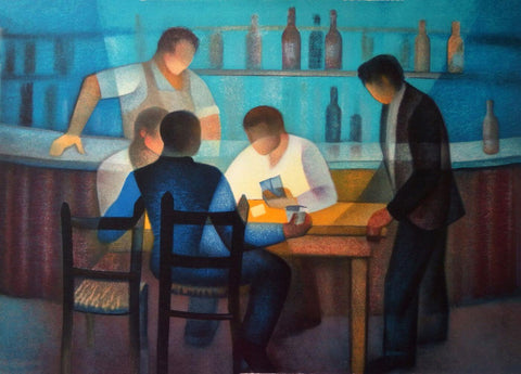 The Bostro - Louis Toffoli - Contemporary Art Painting by Louis Toffoli