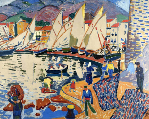 The Drying Sails  (Le Séchage des Voiles) - Andre Derain by Andre Derain