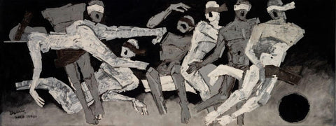 The Hostages - Maqbool Fida Husain by M F Husain