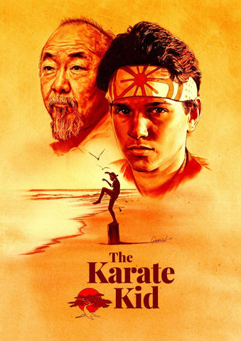 The Karate Kid - Cult Classic - Hollywood Martial Arts Movie Art Poster by Movies