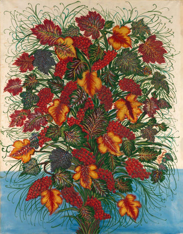 The Large Bouquet - Séraphine Louis de Senlis - Floral Primitivism Art Painting - Life Size Posters by Seraphine Louis