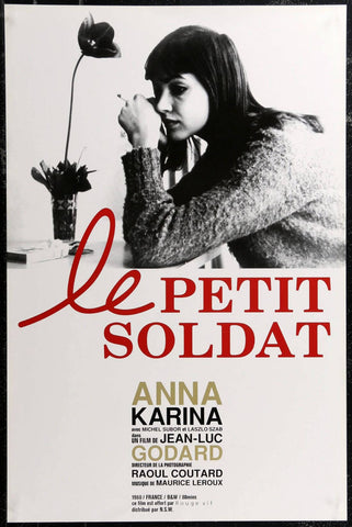 The Little Soldier (Le Petit Soldat) - Jean-Luc Godard - French New Wave Cinema Poster by Tallenge Store
