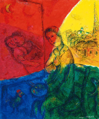 The Painter (Le Peintre) - Marc Chagall Painting by Marc Chagall