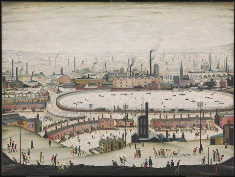 The Pond - Laurence Stephen Lowry RA by L S Lowry