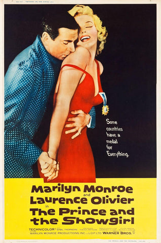 The Prince And The Showgirl -  Marilyn Monroe - Hollywood English Movie Art Poster by Tallenge