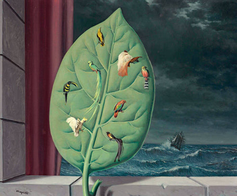 The Rendezvous (Le rendez-vous) – René Magritte Painting – Surrealist Art Painting by Rene Magritte