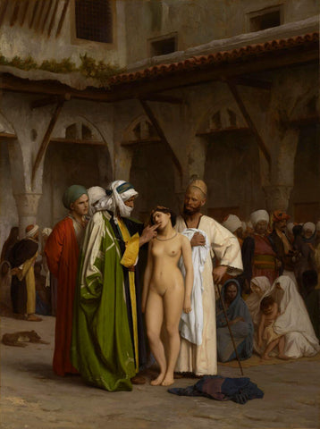 The Slave Market - Jean-Leon Gerome - Orientalism Art Painting by Jean Leon Gerome