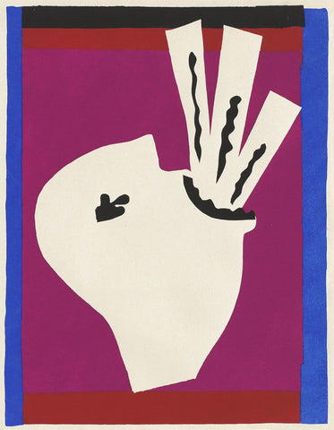 The Sword Swallower - Henri Matisse - Cutouts Lithograph Masterpiece Art Print by Henri Matisse
