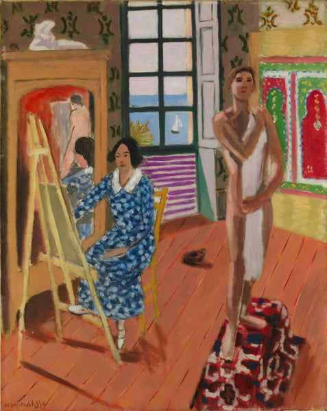 The Three O'Clock Sitting - Henri Matisse - Post-Impressionist Art Painting - Canvas Prints