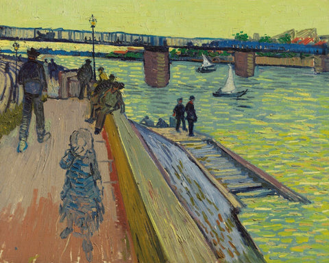 Le Pont De Trinquetaille by Vincent Van Gogh