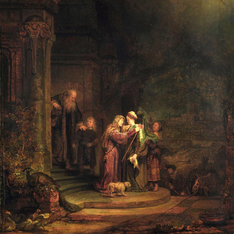 The Visitation 1640 - Rembrandt van Rijn by Rembrandt