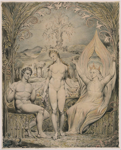 The Archangel Raphael with Adam and Eve by William Blake