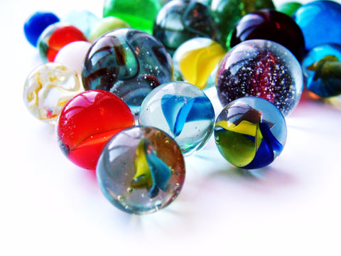 The Beauty Locked Inside Marbles - Large Art Prints