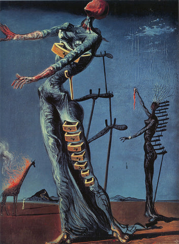 The Burning Giraffe - Posters by Salvador Dali