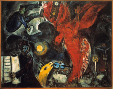 The Fall of The Angel by Marc Chagall