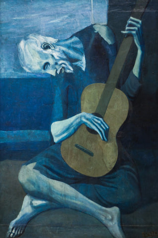 The Old Guitarist by Pablo Picasso
