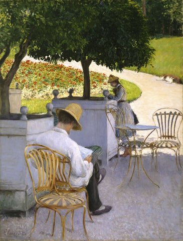 The Orange Trees - Life Size Posters by Gustave Caillebotte