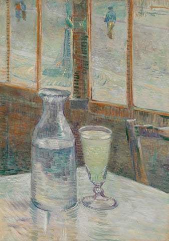 Still Life with Absinthe - Canvas Prints by Vincent Van Gogh