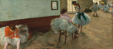The Dance Lesson - Life Size Posters by Edgar Degas