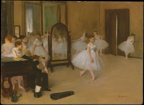 Edgar Degas - The Dancing Class by Edgar Degas
