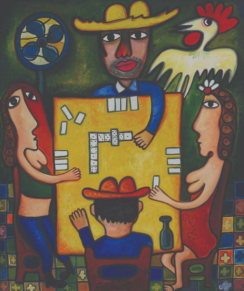 The Domino Players (Juego de Domino) - Framed Prints