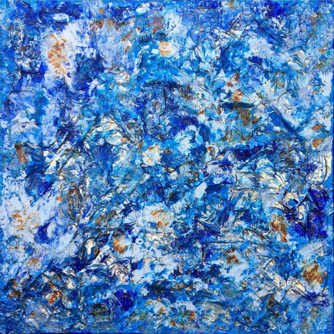 The Marina - Abstract Painting - Art Prints by Emily