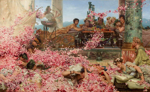 The Roses of Heliogabalus -  Lawrence Alma-Tadema by Sir Lawrence Alma-Tadema