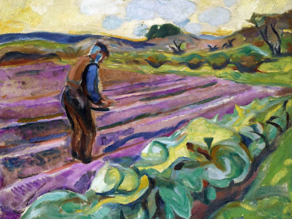 The Sower - Edvard Munch - Canvas Prints