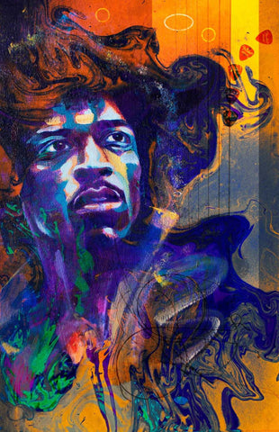 The Spirit Of Jimi Hendrix #3 - Posters by Deepak Tomar