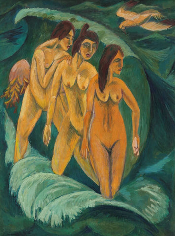 Three Bathers - Life Size Posters by Ernst Ludwig Kirchner