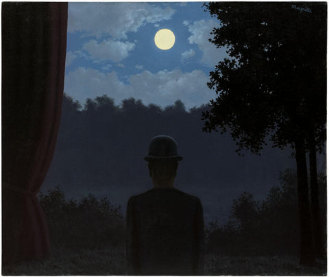 Towards Pleasure (La Rencontre du Plaisir) – René Magritte Painting – Surrealist Art Painting by Rene Magritte