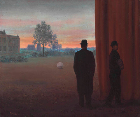 Towards Pleasure (À la Rencontre du Plaisir) – René Magritte Painting – Surrealist Art Painting by Rene Magritte