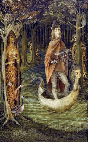 Travels Of The Troubadour - Remedios Varo by Remedios Varo