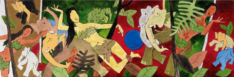 Tulsi - Maqbool Fida Husain – Painting by M F Husain