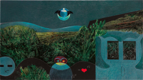 Une Semaine de Bonté - The Phases Of The Night by Max Ernst Paintings